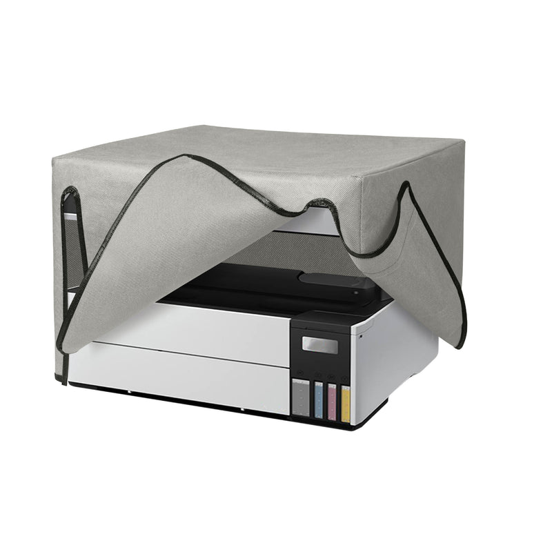 kwmobile Cover kompatibel mit Epson EcoTank ET-5150 - Tasche Hülle Drucker - Staubschutzhülle Schutzhaube Schutzhülle - Hellgrau Hellgrau  