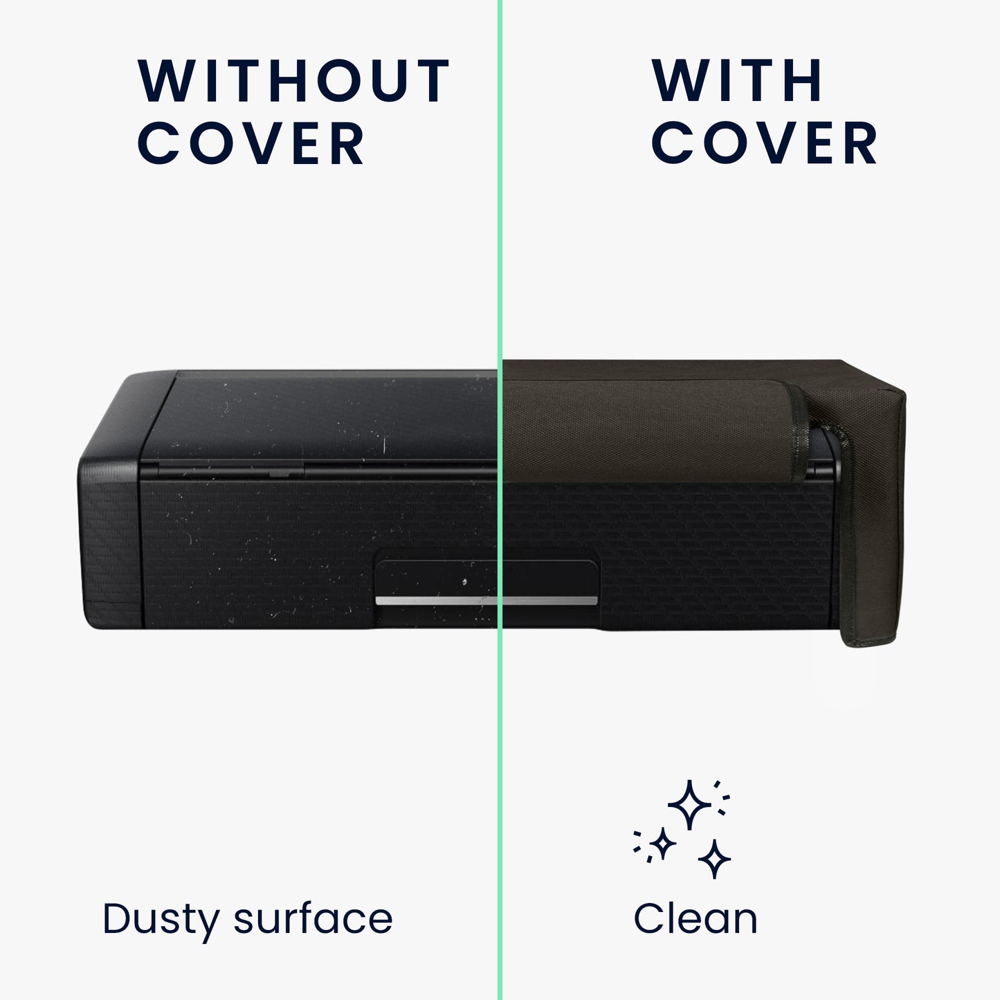 kwmobile Cover kompatibel mit Epson WorkForce WF-110W - Tasche Hülle Drucker - Staubschutzhülle Schutzhaube Schutzhülle