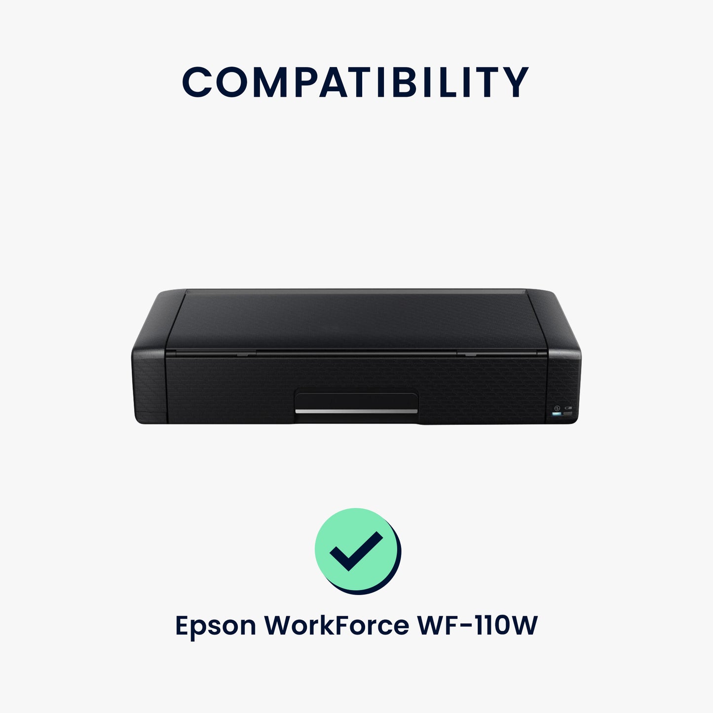 kwmobile Cover kompatibel mit Epson WorkForce WF-110W - Tasche Hülle Drucker - Staubschutzhülle Schutzhaube Schutzhülle
