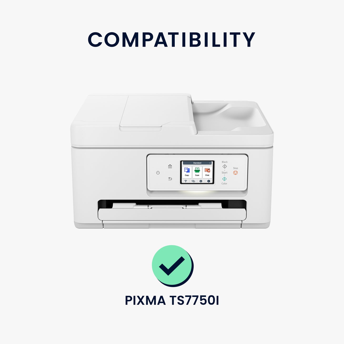 kwmobile Cover kompatibel mit Pixma TS7750i - Tasche Hülle Drucker - Staubschutzhülle Schutzhaube Schutzhülle