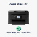 kwmobile Cover kompatibel mit Epson Workforce Pro WF-3820 - Tasche Hülle Drucker - Staubschutzhülle Schutzhaube Schutzhülle