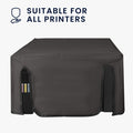 kwmobile Cover kompatibel mit Epson EcoTank ET-16150 / EcoTank ET-16650 - Tasche Hülle Drucker - Staubschutzhülle Schutzhaube Schutzhülle