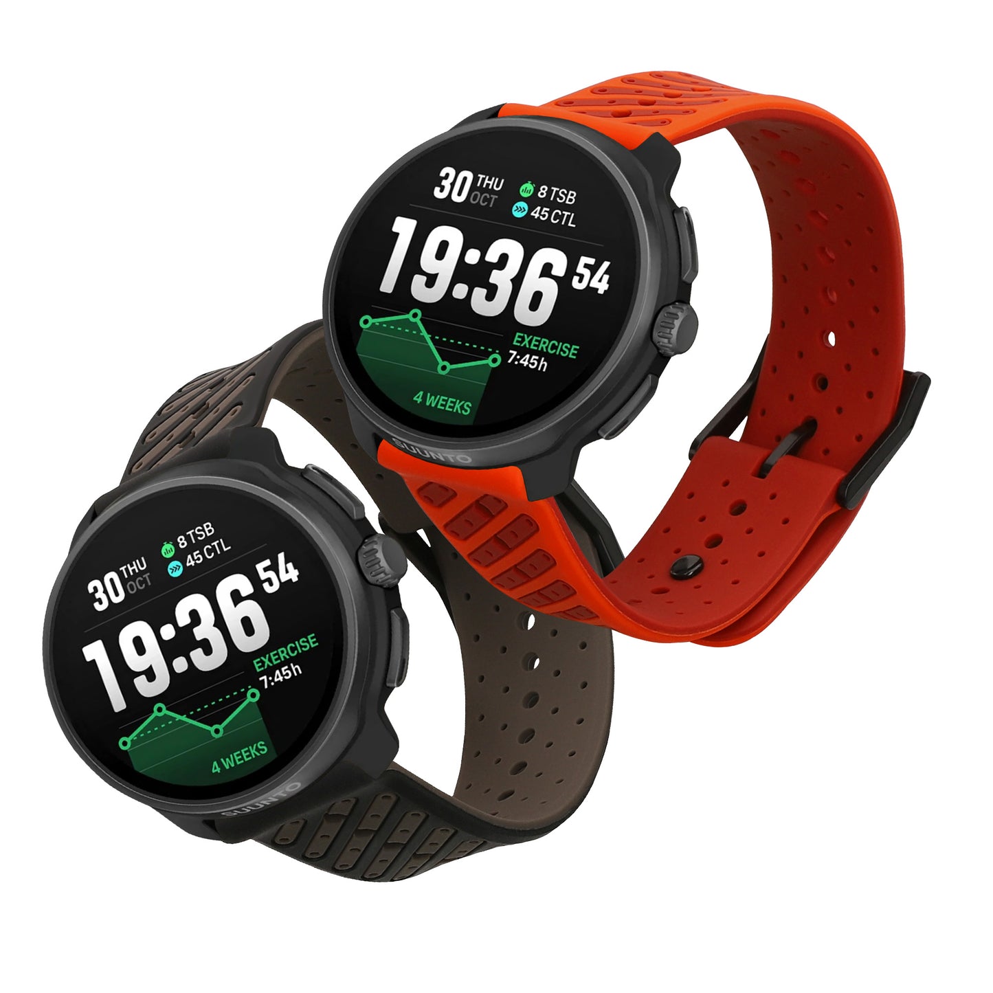kwmobile Uhrenarmband für Suunto Race 2 / RUN / Race S / Suunto vertical / 9 Peak / 5 Peak Armband Fitnesstracker Band Set Ersatzarmband Smartwatch