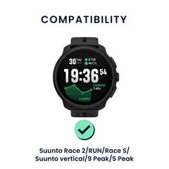 kwmobile Uhrenarmband für Suunto Race 2 / RUN / Race S / Suunto vertical / 9 Peak / 5 Peak Armband Fitnesstracker Band