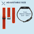 kwmobile Uhrenarmband für Suunto Race 2 / RUN / Race S / Suunto vertical / 9 Peak / 5 Peak Armband Fitnesstracker Band Set Ersatzarmband Smartwatch