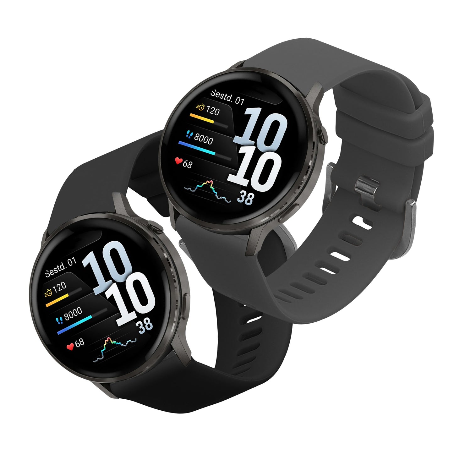 kwmobile Uhrenarmband für Garmin Venu 4 45mm Armband Fitnesstracker Band Set Ersatzarmband Smartwatch