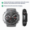 kwmobile Glas Hülle für Amazfit T-Rex 3 Schutzhülle Fullbody Fitnesstracker Case Set