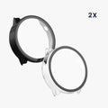 kwmobile Glas Hülle für Garmin Venu 4 41mm Schutzhülle Fullbody Fitnesstracker Case Set