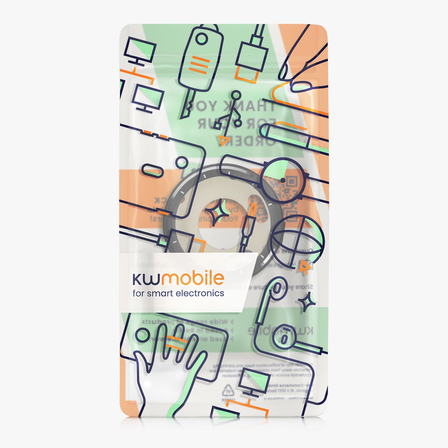 kwmobile Cover kompatibel mit Garmin vivoactive 6 Hülle Fullbody Fitnesstracker Case Set