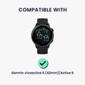 kwmobile Cover kompatibel mit Garmin vivoactive 6 Hülle Fullbody Fitnesstracker Case Set