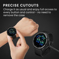 kwmobile Cover kompatibel mit Garmin vivoactive 6 Hülle Fullbody Fitnesstracker Case Set