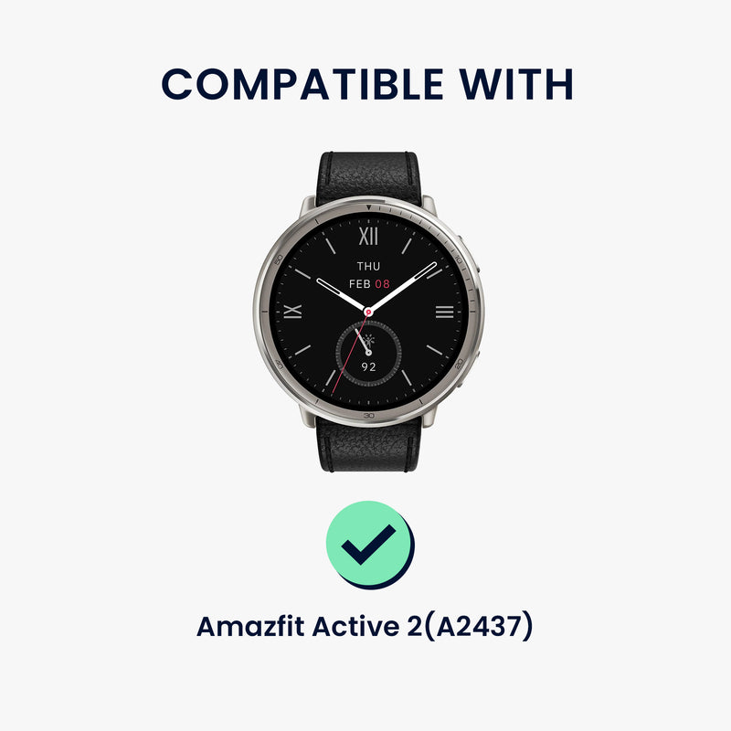 kwmobile Cover kompatibel mit Amazfit Active 2 (A2437) Hülle - Fullbody Fitnesstracker Case Set