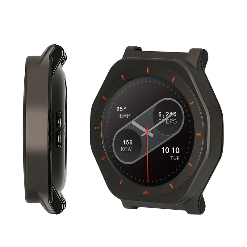 kwmobile Cover kompatibel mit CMF by Nothing Watch Pro 2 Hülle Fullbody Fitnesstracker Case Set aus Edelstahl