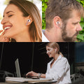 kwmobile diskrete Kopfhörer Sticker kompatibel mit Apple Airpods 4 Aufkleber