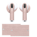 kwmobile diskrete Kopfhörer Sticker kompatibel mit Apple Airpods 4 Aufkleber - Hautfarbene Vinyl-Sticker für In-Ear-Kopfhörer - Tone92 Tone92  