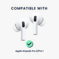 kwmobile diskrete Kopfhörer Sticker kompatibel mit Apple Airpods Pro Aufkleber