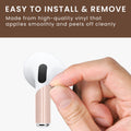 kwmobile diskrete Kopfhörer Sticker kompatibel mit Apple Airpods Pro Aufkleber