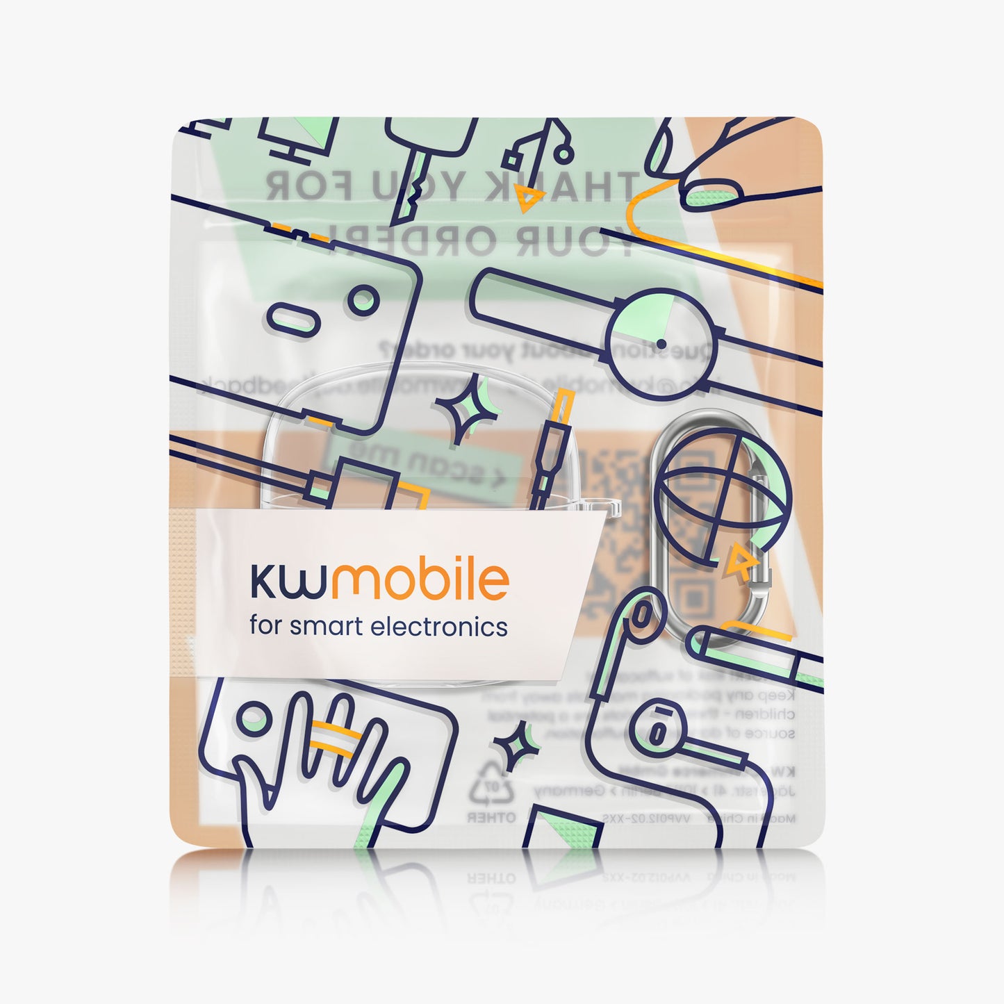 kwmobile Hülle für Huawei FreeClip 2 Case Kopfhörer Cover