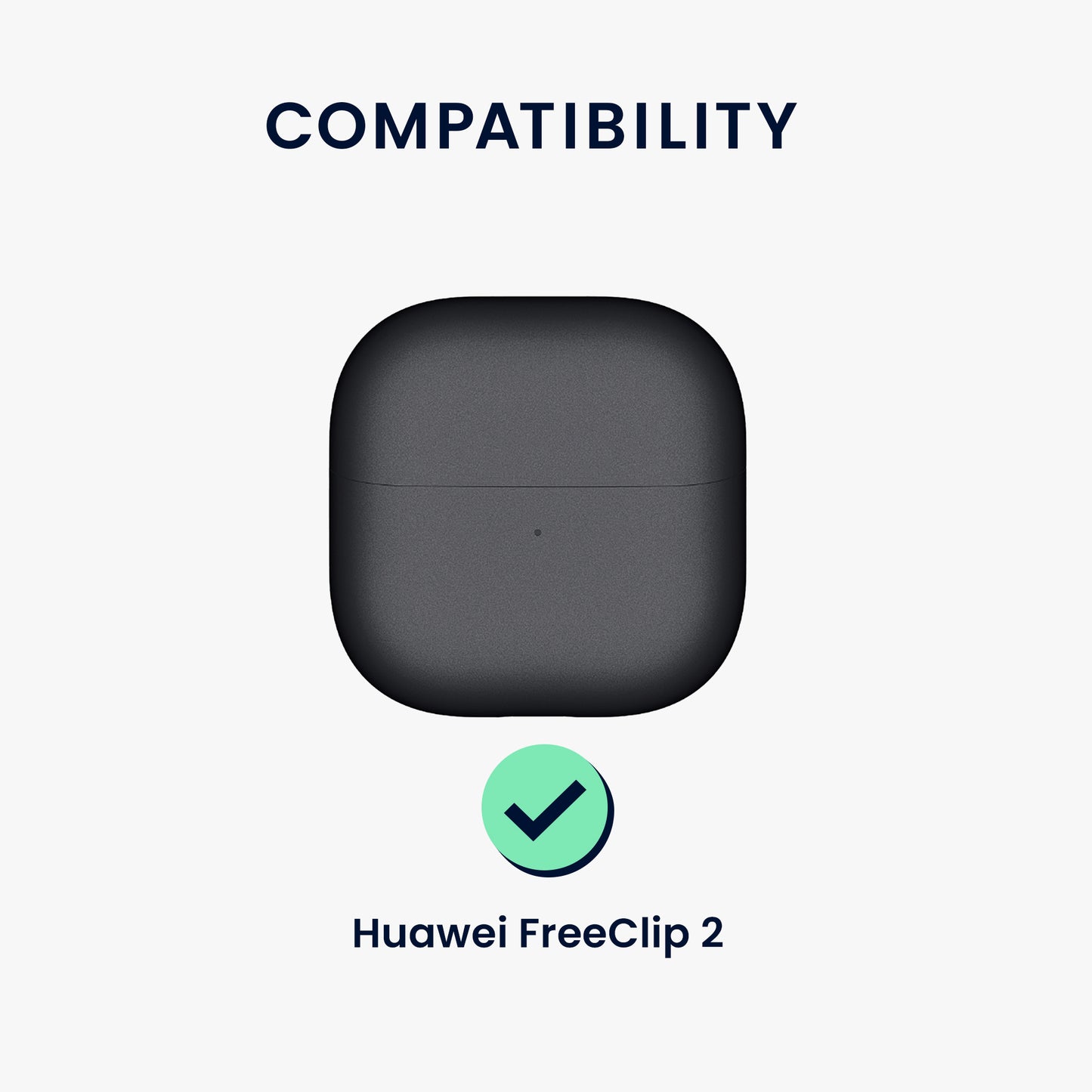 kwmobile Hülle kompatibel mit Huawei FreeClip 2 Kopfhörer