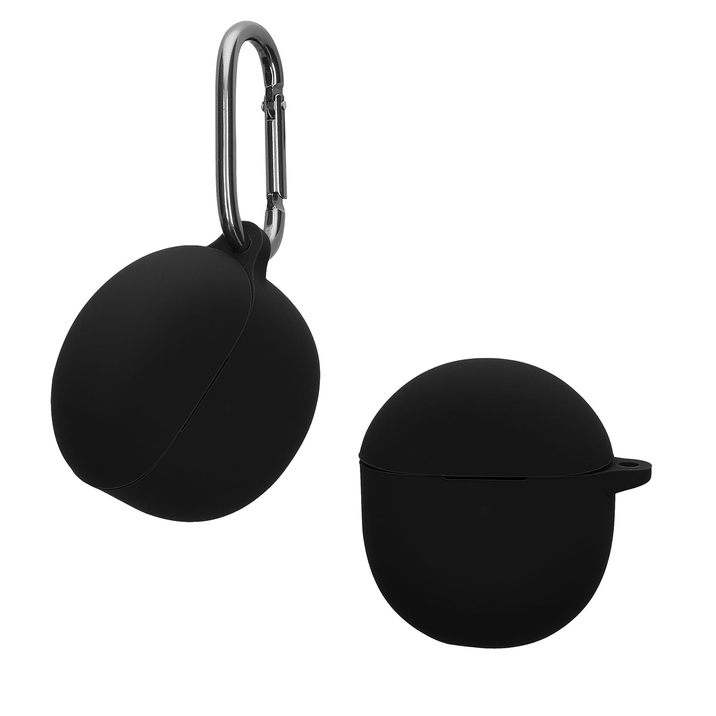 kwmobile Hülle kompatibel mit Google Pixel Buds 2A Hülle - Kopfhörer Case - TPU Silikon Cover - Schutzhülle in Schwarz Schwarz  