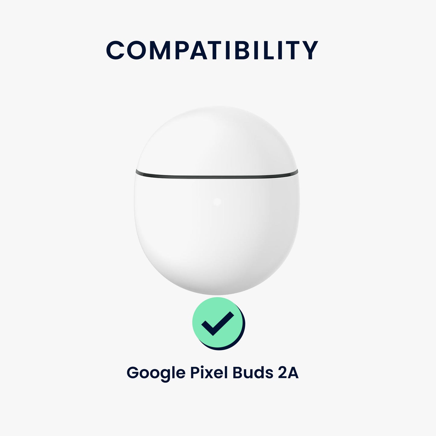 kwmobile Hülle kompatibel mit Google Pixel Buds 2A Hülle - Kopfhörer Case - TPU Cover - Schutzhülle