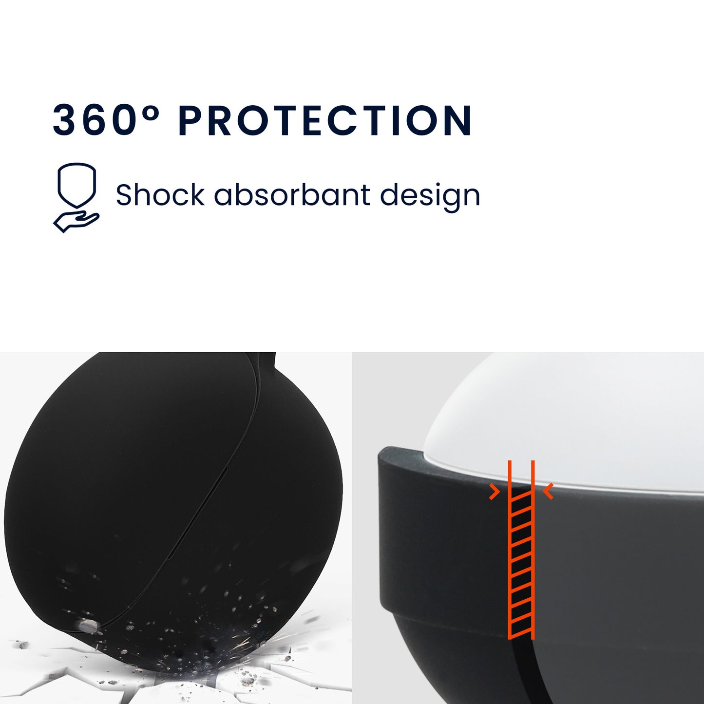 kwmobile Hülle kompatibel mit Google Pixel Buds 2A Hülle - Kopfhörer Case - TPU Cover - Schutzhülle