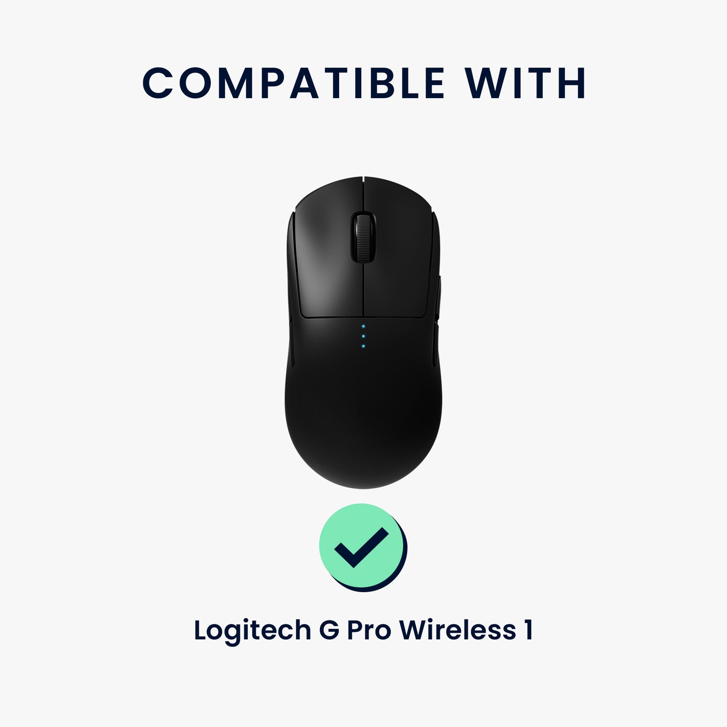 kwmobile Gaming Maus Grip Tape für Logitech G Pro Wireless Mouse Grip Tape Rutschfestes Griffband für PC Maus