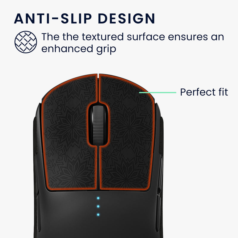 kwmobile Gaming Maus Grip Tape für Logitech G Pro Wireless Mouse Grip Tape Rutschfestes Griffband für PC Maus