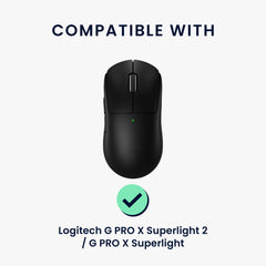 kwmobile Gaming Maus Grip Tape für Logitech G PRO X Superlight 2 / G PRO X Superlight Mouse Grip Tape - Rutschfestes