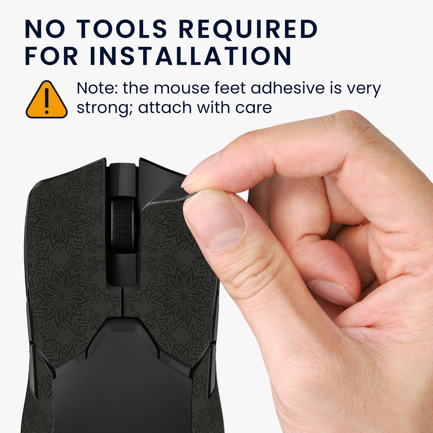 kwmobile Gaming Maus Grip Tape für Razer Viper Ultimate Mouse Grip Tape - Rutschfestes Griffband für PC Maus