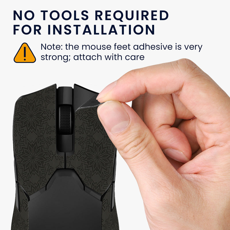 kwmobile Gaming Maus Grip Tape für Razer Viper Ultimate Mouse Grip Tape - Rutschfestes Griffband für PC Maus