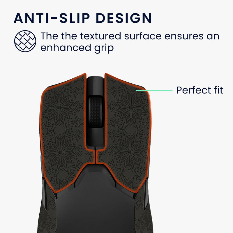 kwmobile Gaming Maus Grip Tape für Razer Viper Ultimate Mouse Grip Tape - Rutschfestes Griffband für PC Maus