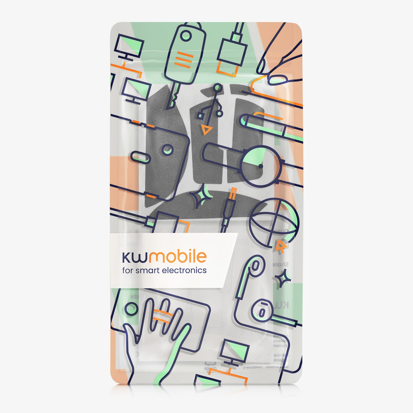 kwmobile Gaming Maus Grip Tape für Razer DeathAdder V3 Pro Mouse Grip Tape - Rutschfestes Griffband für PC Maus