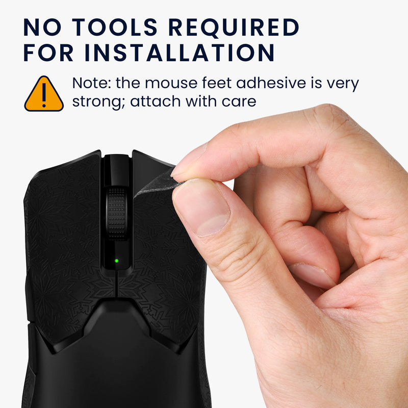 kwmobile Gaming Maus Grip Tape für Razer Viper V2 Pro Mouse Grip Tape