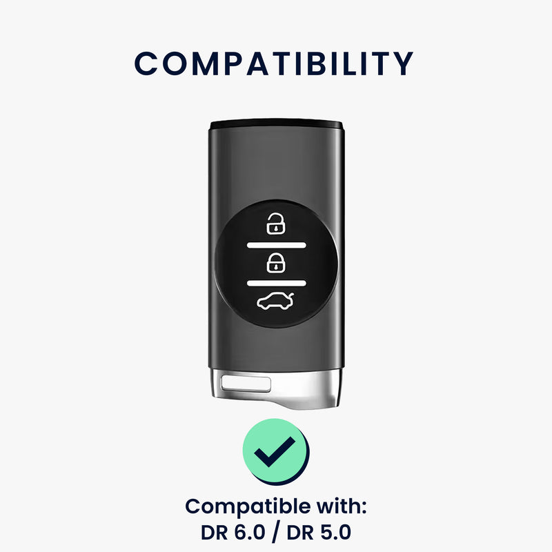 kwmobile Autoschlüssel Schutzhülle kompatibel mit DR 6.0 / DR 5.0 Hülle - Schlüsselhülle