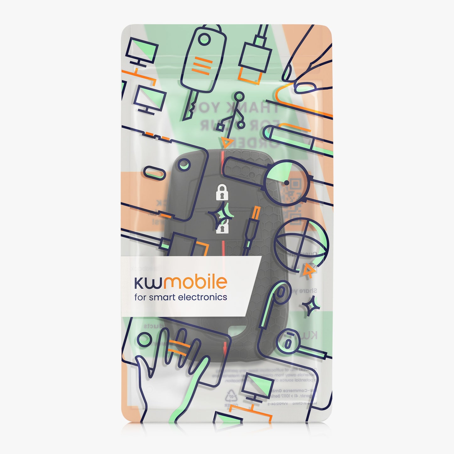 kwmobile Autoschlüssel Schutzhülle kompatibel mit Toyota 2/3 Button Aygo Yaris Cross RAV4 GR 2020-2024 Hülle - Schlüsselhülle