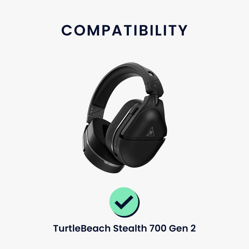kwmobile Ohr Polster für TurtleBeach Stealth 700 Gen 2 Ersatz Ohrpolster Kopfhörer Ersatzteile Kopfhörer Ersatzpolster Over Ear Headphones