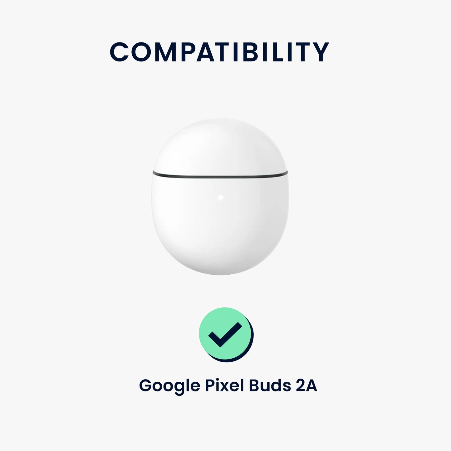 Silikon Hülle für Google Pixel Buds 2A Don't touch my Headphones Design