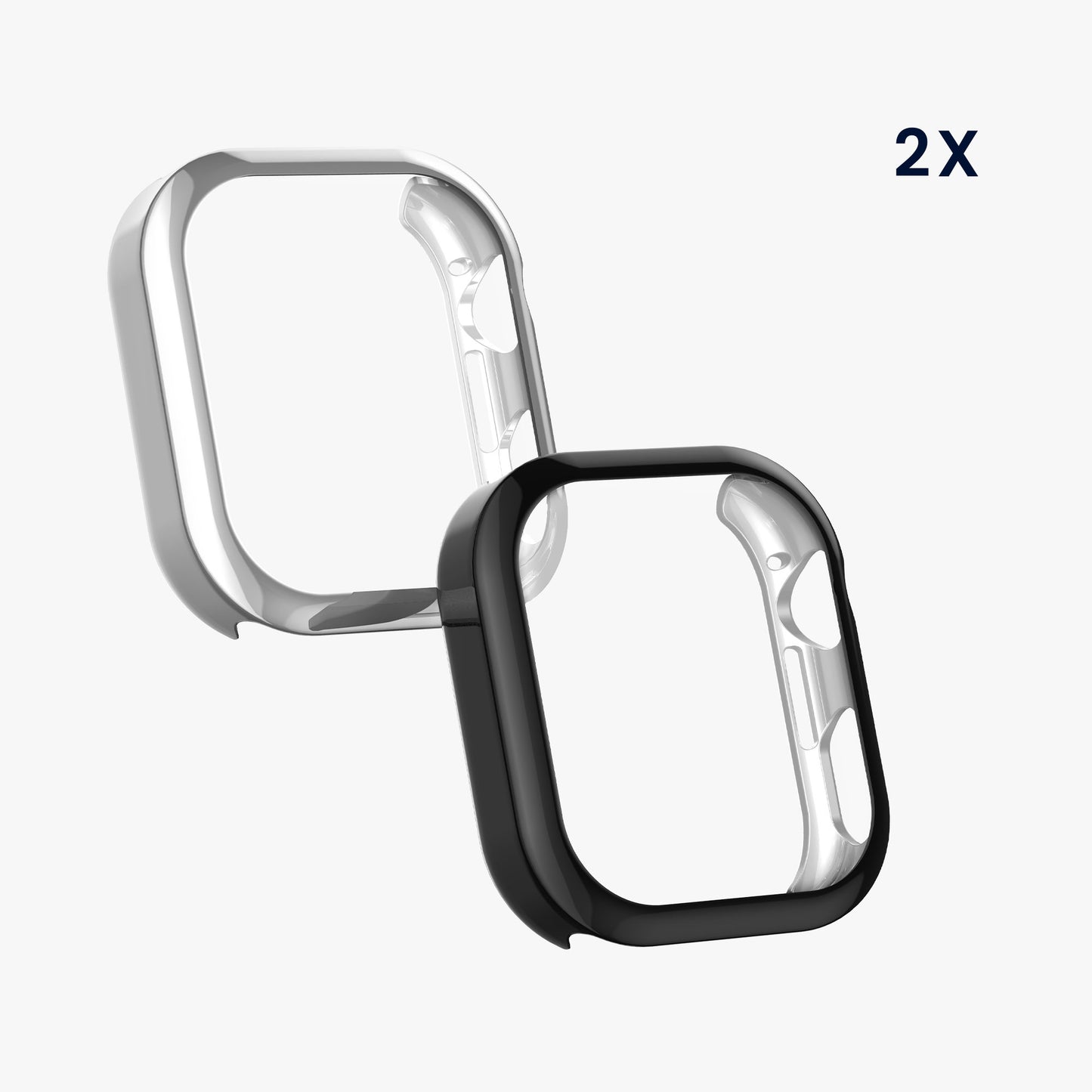 kwmobile Schutzhülle für Xiaomi Redmi Watch 6 Fullbody Display Cover Set