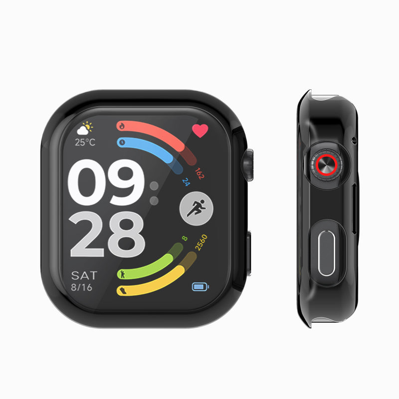 kwmobile Schutzhülle für Xiaomi Redmi Watch 6 Fullbody Display Cover Set