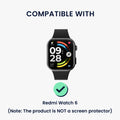 kwmobile Hülle kompatibel mit Xiaomi Redmi Watch 6 Schutzhülle Schutzrahmen Glitzer Schutz Zubehör