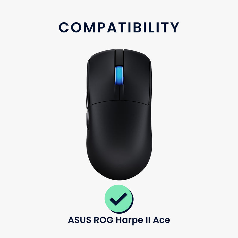 kwmobile Mouse Feet Sticker kompatibel mit ASUS ROG Harpe II Ace Ersatz Glider Mausfüße passgenau Maus Glides