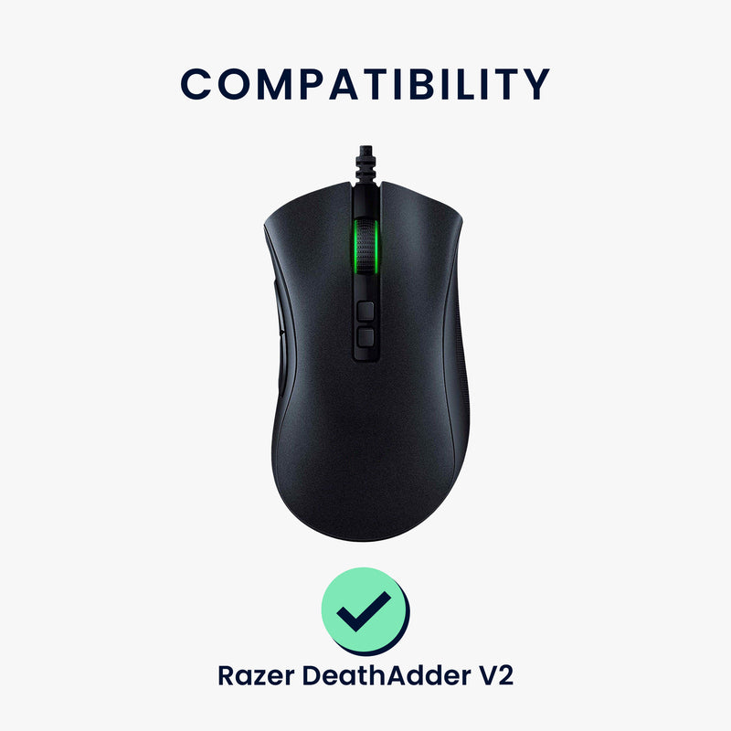 kwmobile Mouse Feet Sticker kompatibel mit Razer DeathAdder V2 Ersatz Glider - Mausfüße passgenau - Maus Glides