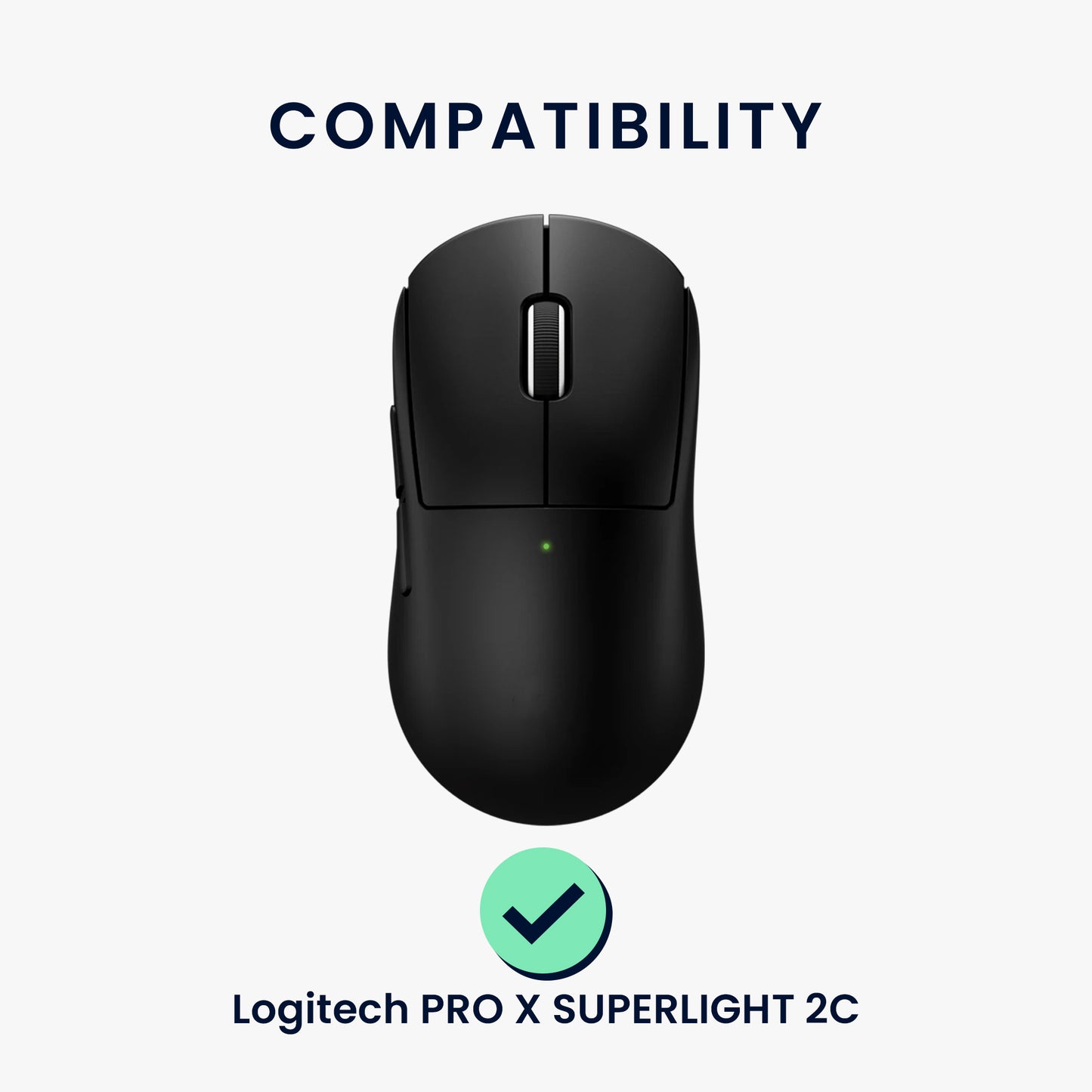 kwmobile Mouse Feet Sticker kompatibel mit Logitech PRO X SUPERLIGHT 2C Ersatz Glider Mausfüße passgenau Maus Glides