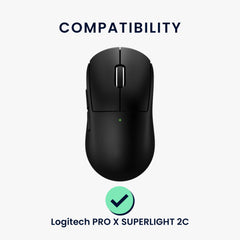 kwmobile Mouse Feet Sticker kompatibel mit Logitech PRO X SUPERLIGHT 2C Ersatz Glider Mausfüße passgenau Maus Glides