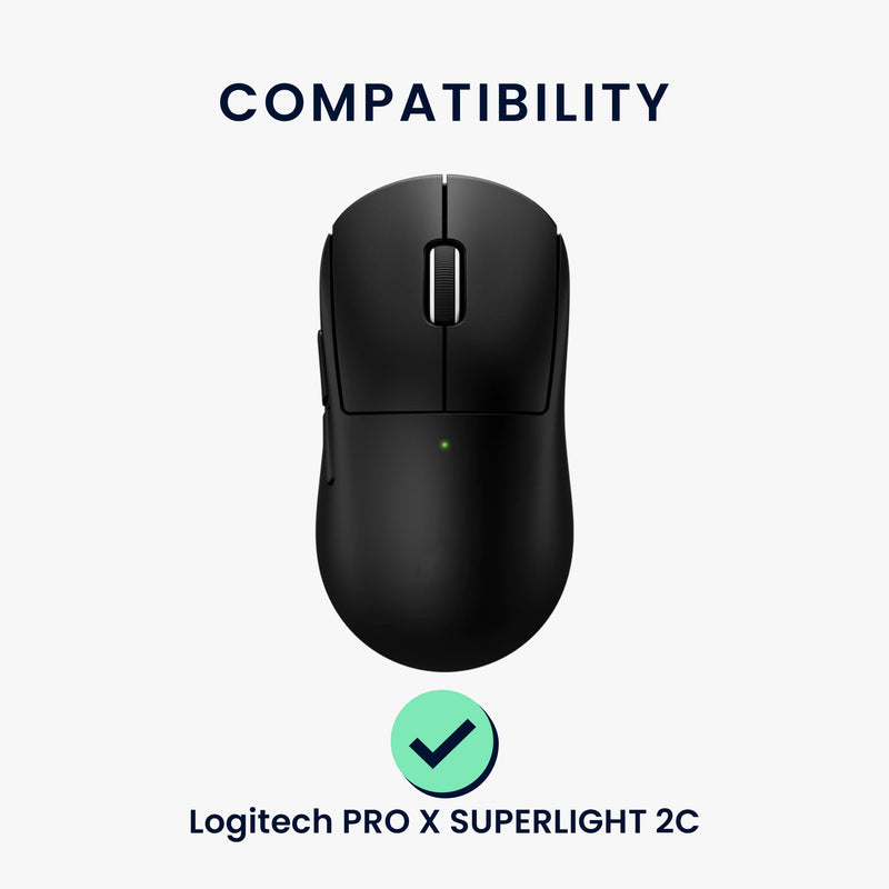 kwmobile Mouse Feet Sticker kompatibel mit Logitech PRO X SUPERLIGHT 2C Ersatz Glider Mausfüße passgenau Maus Glides