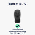 kwmobile Autoschlüssel Schutzhülle kompatibel mit Subaru Forester Impreza Cross BRZ Legacy B4 XV Hülle