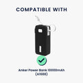 kwmobile Hülle für Anker Power Bank 10000mAh (A1688) Case - Powerbank Hülle für unterwegs - Tasche für Power Bank