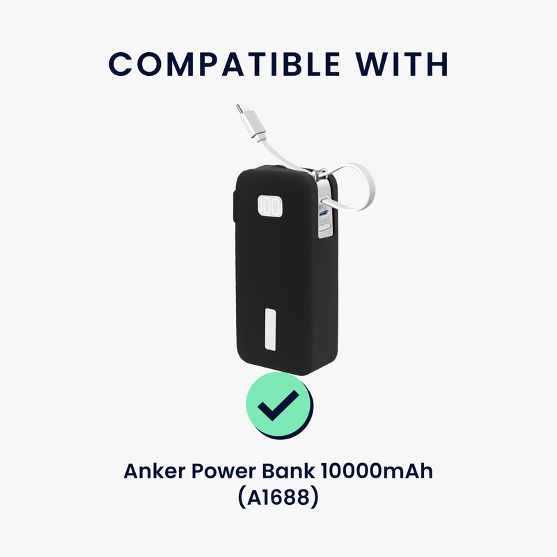 kwmobile Hülle für Anker Power Bank 10000mAh (A1688) Case - Powerbank Hülle für unterwegs - Tasche für Power Bank