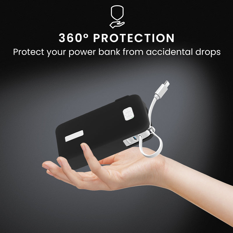 kwmobile Hülle für Anker Power Bank 10000mAh (A1688) Case - Powerbank Hülle für unterwegs - Tasche für Power Bank
